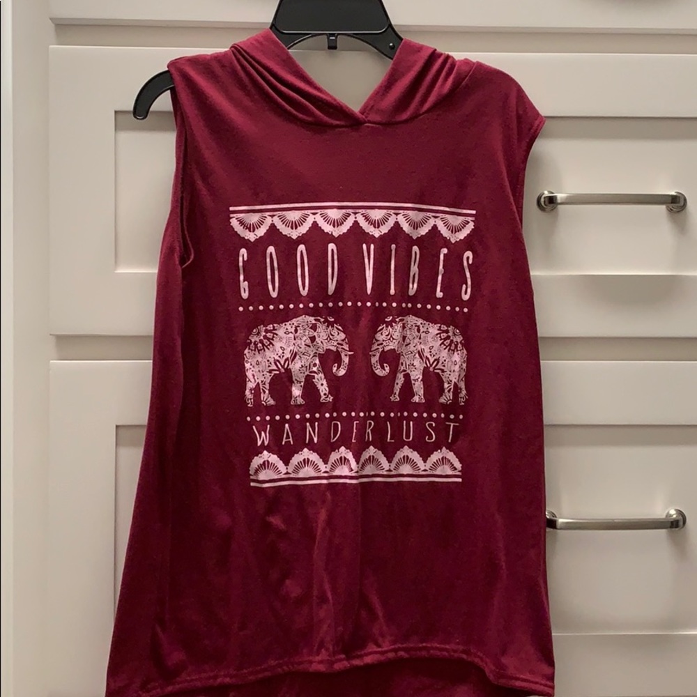 Rue 21 Graphic Tan Top